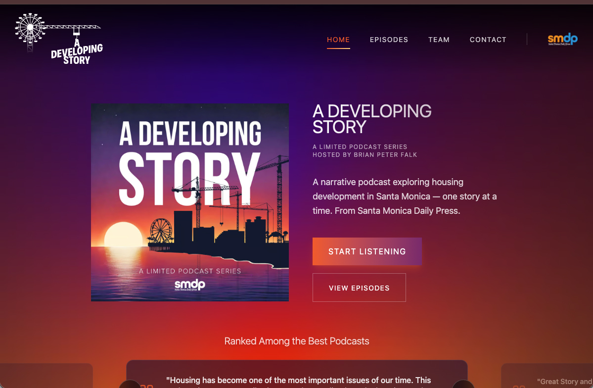 A Developing Story